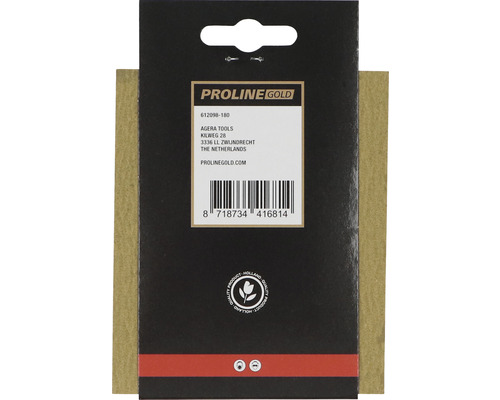 Proline Gold schuurpapier verpakking