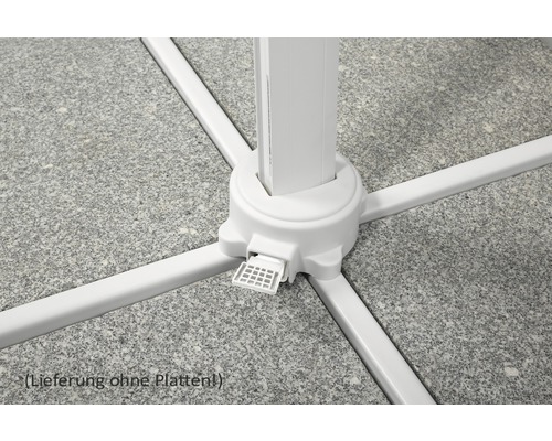 Parasolvoetkruis voor parasol zonder verzwaringsplaten