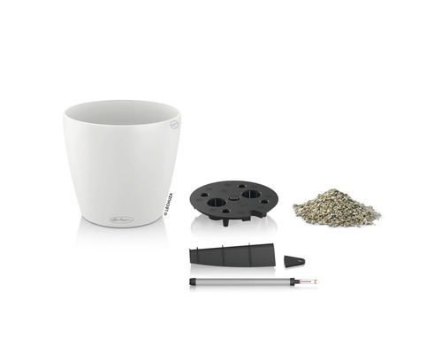 Bloempot met irrigatiesysteem en accessoires