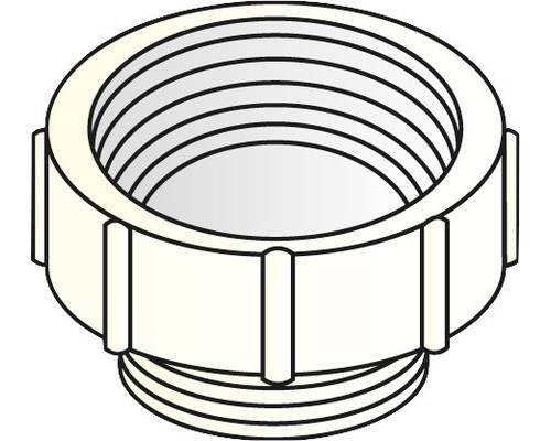 Kunststof schroefverbinding met schroefdraad