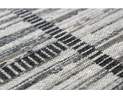 Close-up van een tapijt met streepmotief