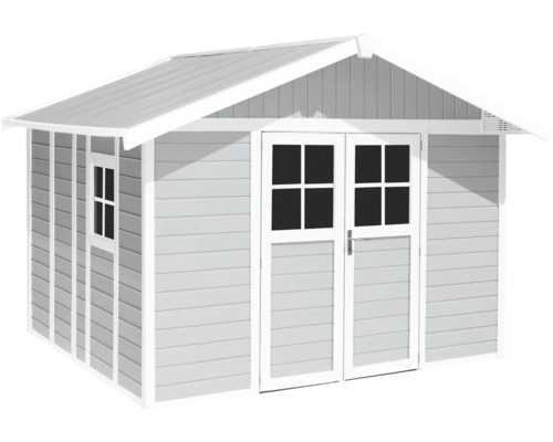 Tuinhuis met dubbele deur en raam