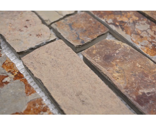 Close-up van natuursteen wandbekleding