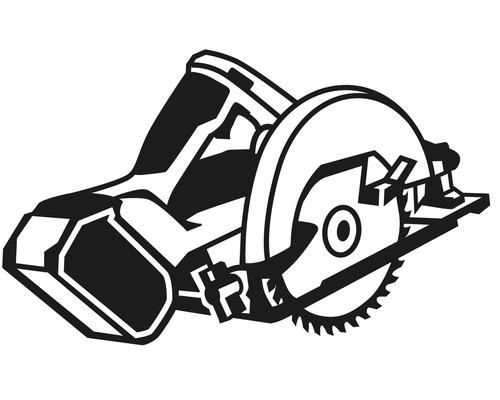 Cirkelzaag illustratie