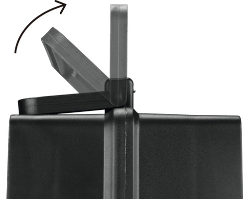 Verstelbare lampkop van een werklamp