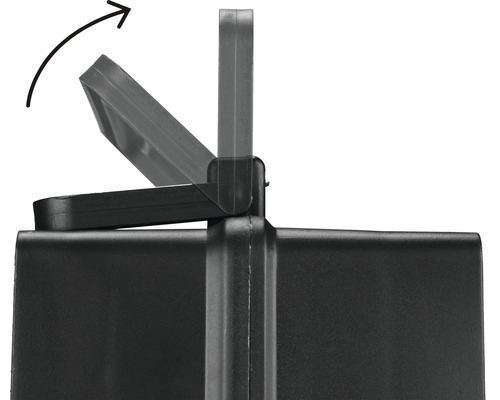 Draaibare behuizing van een lamp