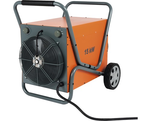 Elektrische kachel met 15 kilowatt vermogen en rollen