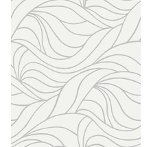 Behang met abstract golfpatroon