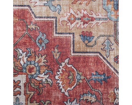Detailweergave van een vloerkleed met patroon