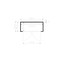 BERTILO Fietsberging - tuinkast Woodline incl. vloer antraciet, 202x106x142 cm-thumb-18 BERTILO Fietsberging - tuinkast Woodline incl. vloer antraciet, 202x106x142 cm-thumb-18