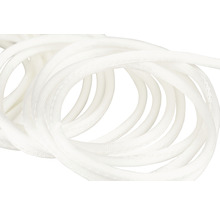 Witte textielslang voor sanitair toepassingen