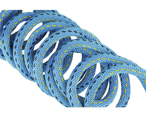 Blauw kunststof touw