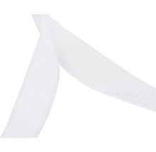 MAMUTEC Klittenband lusband wit 20 mm zelfklevend, meterwaren-thumb-2