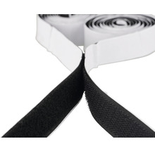 MAMUTEC Klittenband lusband zwart 20 mm zelfklevend, meterwaren-thumb-2