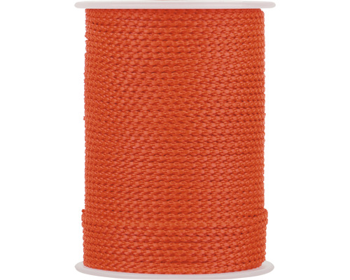 Spoel met gevlochten koord