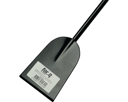 Metalen haardschep met handvat