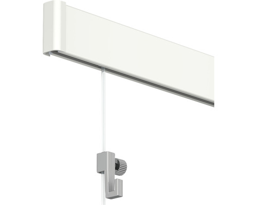 ARTITEQ Schilderij ophangsysteem wand Click Rail overschilderbaar wit RAL 9016 6 m (3x2 m)-0