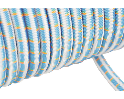 Detailopname van een spoel met elastisch koord