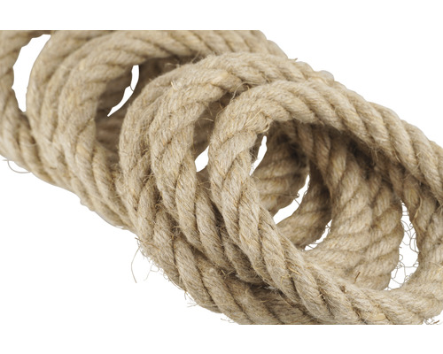 Gedraaid hennep touw