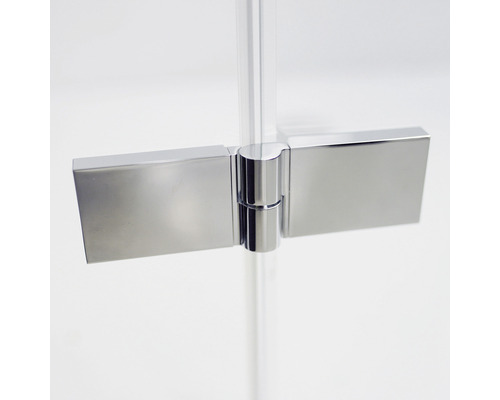 Douchecabineband van metaal voor de bevestiging van een douchecabine