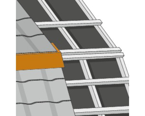 Dakconstructie met dakbedekking en nokstuk