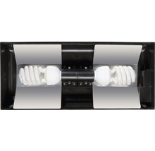 Aquariumafdekking met twee fluorescentielampen