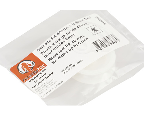 Kabelrol PA 40 mm tot 6 mm kabel in verpakking