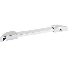 BREUER Douchecabine kwartrond Panorama chroom 90x90 cm mat glas