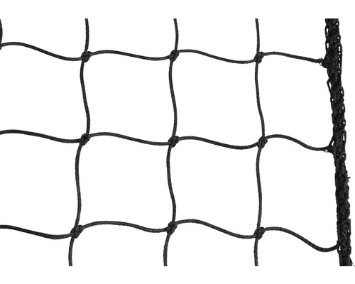 Detailopname van een zwart vangnet