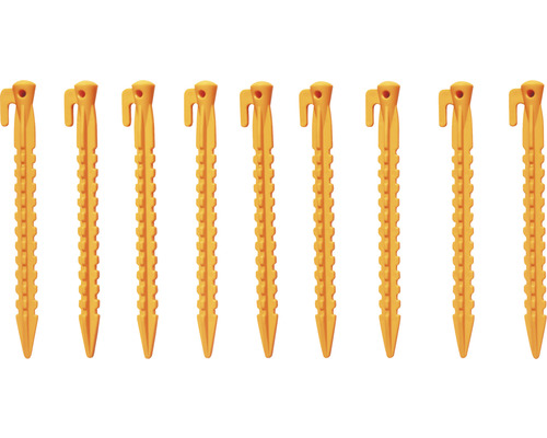 Meerdere kunststof tentharingen