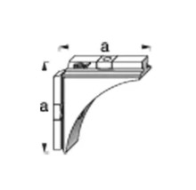 ALFER coaxis®-verbindingshoek met kogels, gepolijst aluminium, h/d 48,5 mm