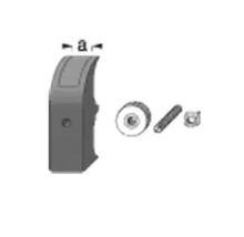 ALFER coaxis®-torsiebeveiliging kunststof zwart, 12 mm, 2 stuks