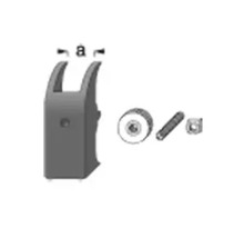 ALFER coaxis®-torsiebeveiliging kunststof zwart, 16 mm, 2 stuks
