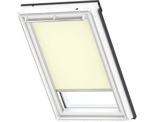 Dakvenster met handmatig rolgordijn voor verduistering