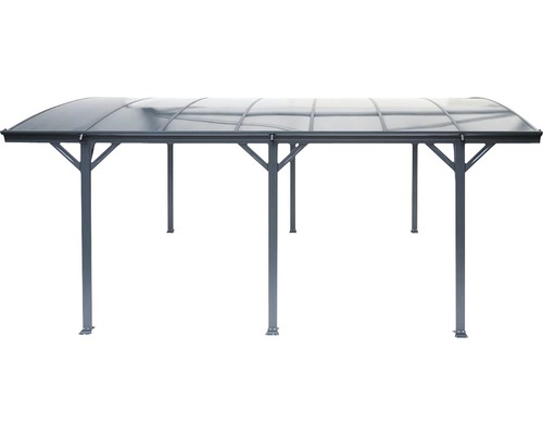 Vrijstaande carport met polycarbonaat dak