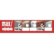 TOX Messing spreidplug Metrix M10x32, 25 stuks