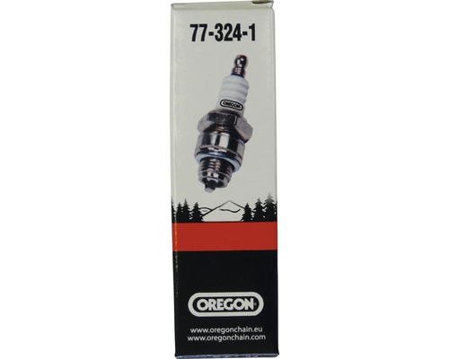 Oregon bougie op verpakking