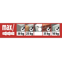 TOX Multifunctionele plug Trika 6/36, 100 stuks