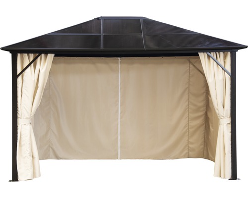 Paviljoen met gordijnen