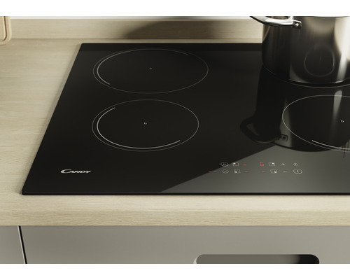 Candy keramische kookplaat met vier kookzones en aanraakbediening