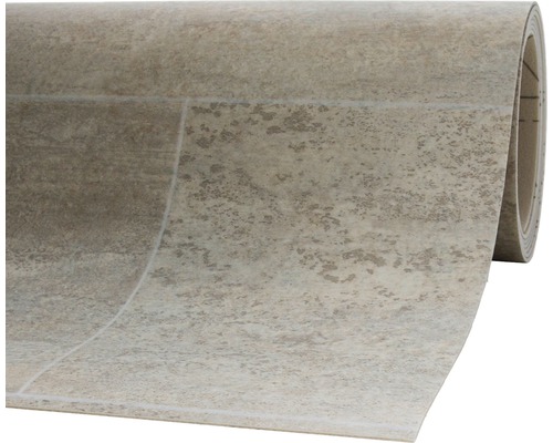 Gerolde PVC-vloerbedekking met steeneffect