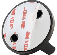 TIGER Toiletrolhouder Tune zwart/RVS geborsteld