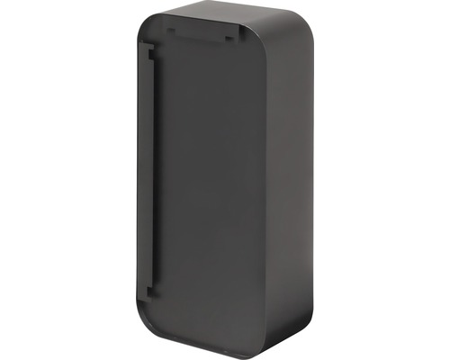 Zwarte metalen brievenbus