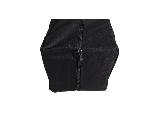 Zwarte opbergtas met ritssluiting