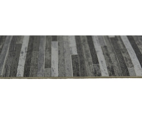 Close-up van een vloerbedekking met houtlook