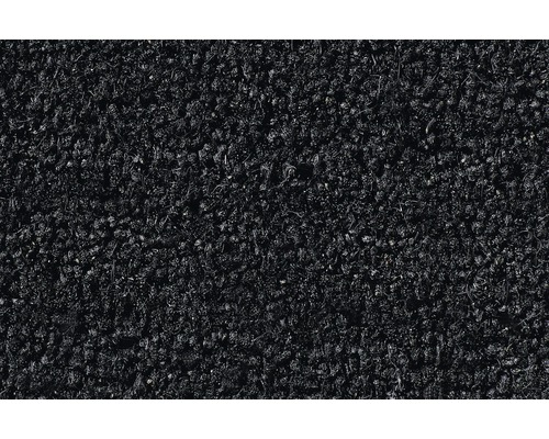 Close-up van een zwarte deurmat