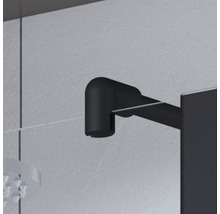 BREUER Zijwand Elana 6 voor douche- en pendeldeur 100x200 cm zwart-thumb-2