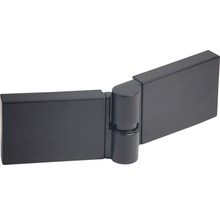 BREUER Zijwand voor douchedeur Panorama 100x200 cm zwart-thumb-3