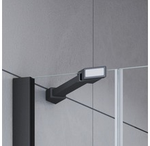 BREUER Zijwand voor douchedeur Panorama 100x200 cm zwart-thumb-1
