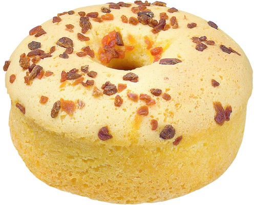Donut met gedroogd fruit